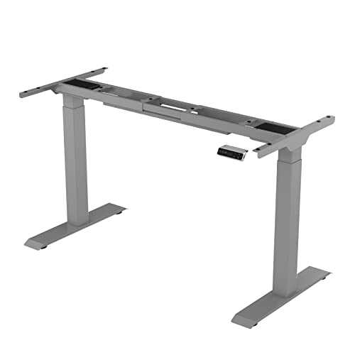 SANODESK Basic Line - elektrisch stufenlos höhenverstellbarer Schreibtisch mit Kollisionschutz,...