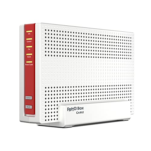 AVM FRITZ!Box 6690 Cable (DOCSIS 3.1-Kabel-Modem, 4x4 Wi-Fi 6 (WLAN AX) mit 4.800 MBit/s (5 GHz) +...