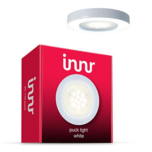 innr Puck Light Erweiterung, 1 LED-Lampe (EINZELPACK - Benötigt komplettes Set mit Steuerbox) Warm...