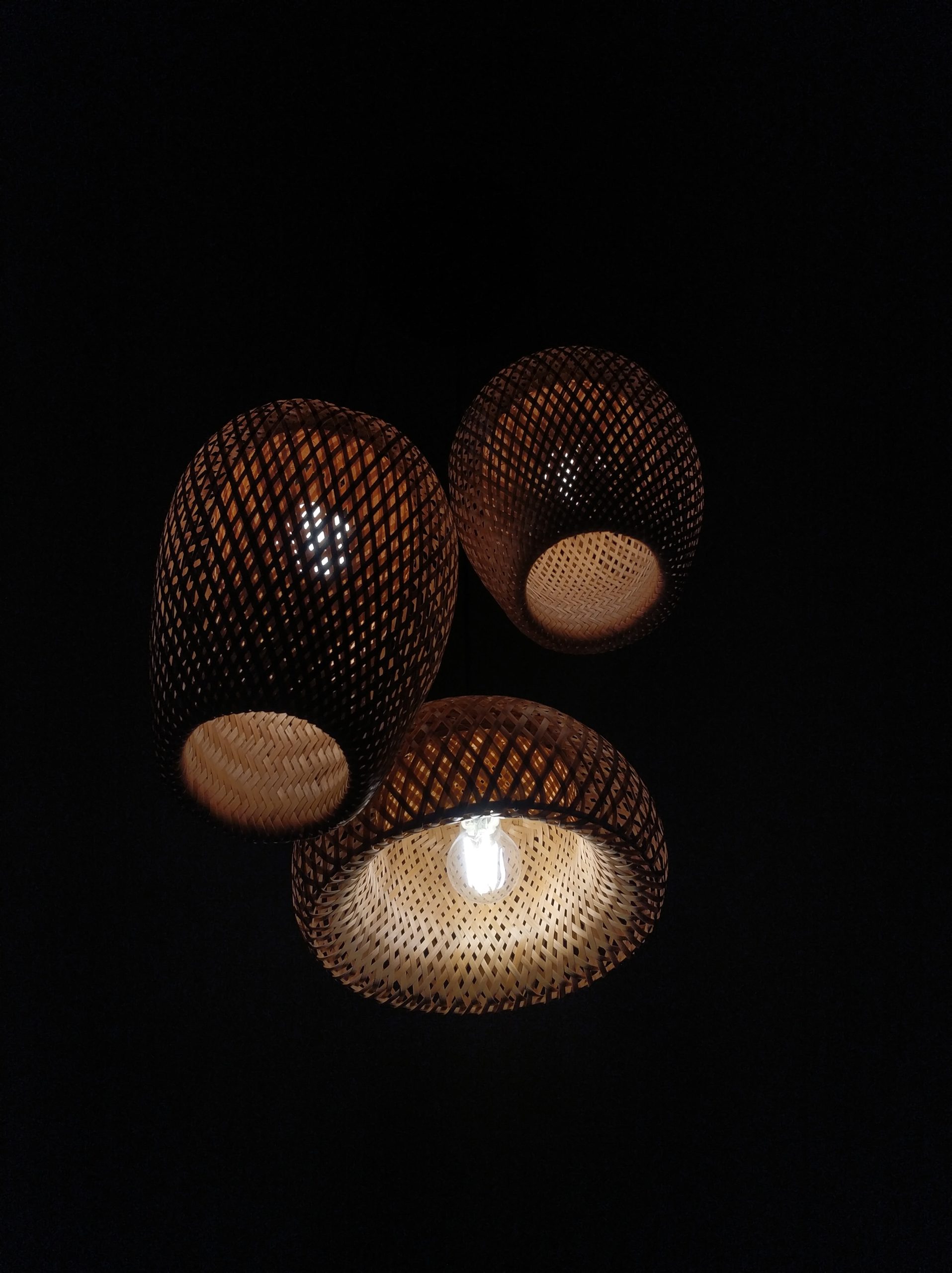 Bambus Retro Lampe