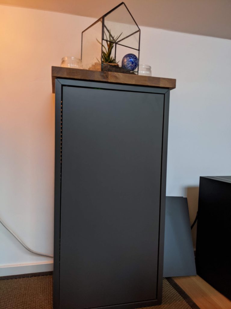 DIY Sideboard Netzwerkgeräte